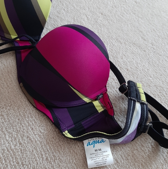 2/10 vintage La vie en Rose bikini - Picture 2 of 3